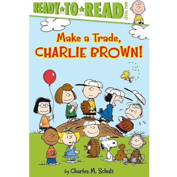 ✅ 5 for $25 - Book: Make A Trade Charlie Brown, Ready-To-Read Level Two - Picture 1 of 5